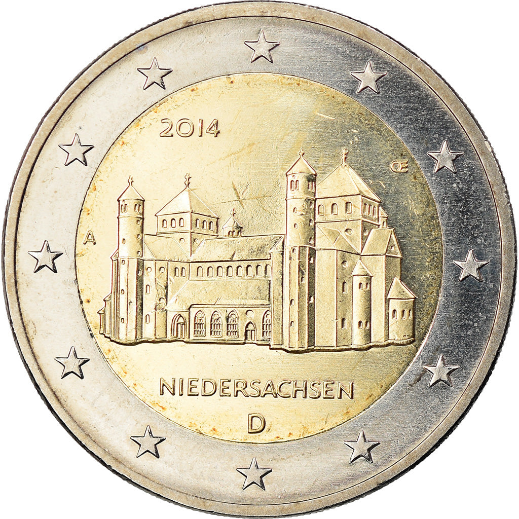 NEMČIJA - ZVEZNA REPUBLIKA,
2 evra,
Niedersachsen