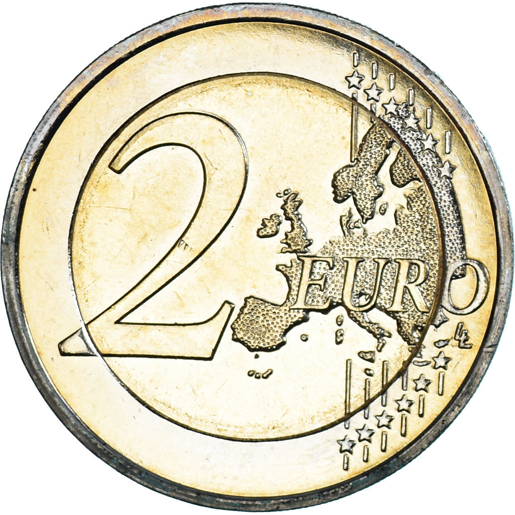 Francija, 
  
  2 evra, 
  
  2018