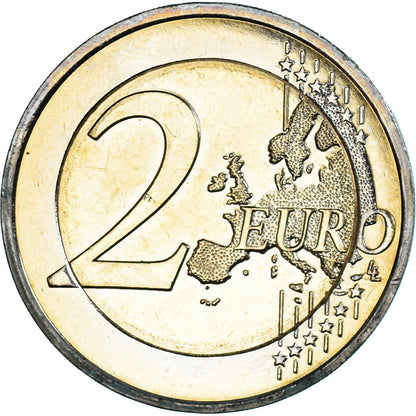 Francija, 
  
  2 evra, 
  
  2018