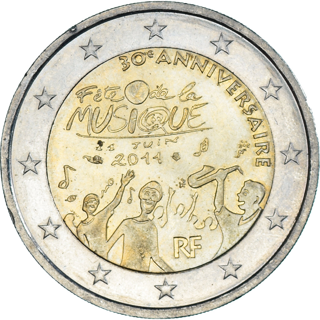 Francija, 
  
  2 evra, 
  
  2011