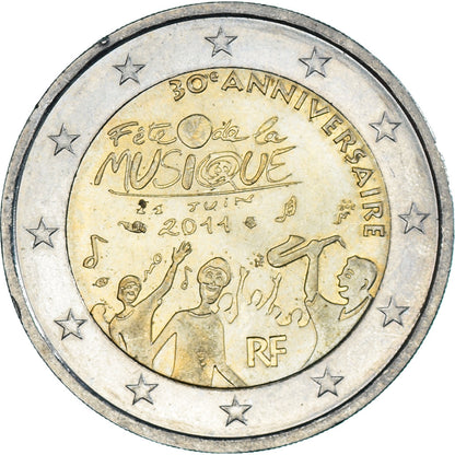 Francija, 
  
  2 evra, 
  
  2011