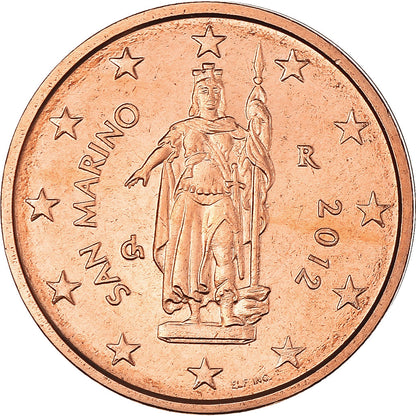 San Marino, 
  
  2 evro centa, 
  
  2012