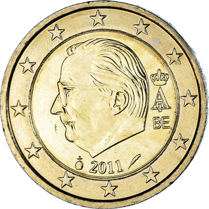 Belgija, 
  
  2 evra, 
  
  2011