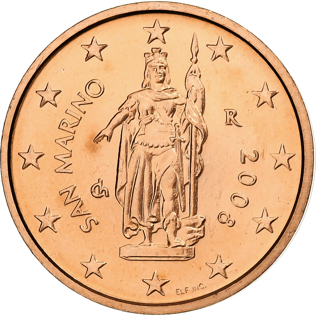 San Marino, 
  
  2 evro centa, 
  
  2008