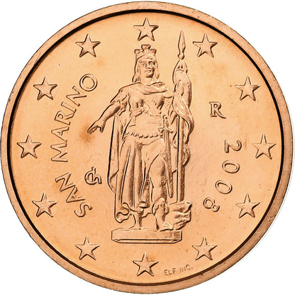San Marino, 
  
  2 evro centa, 
  
  2008