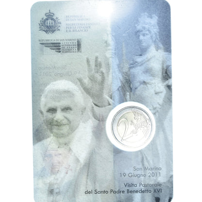 San Marino, 
  
  2 evra, 
  
  Benoît XVI