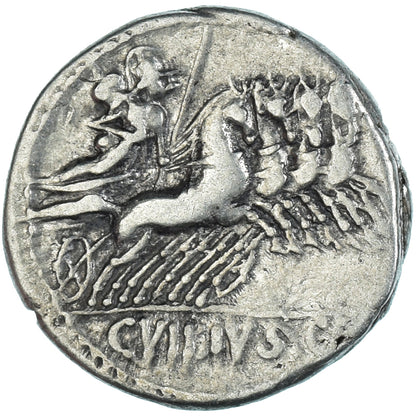 kovanec, 
  
  C. Vibius C.f. Pansa., 
  
  Denarius