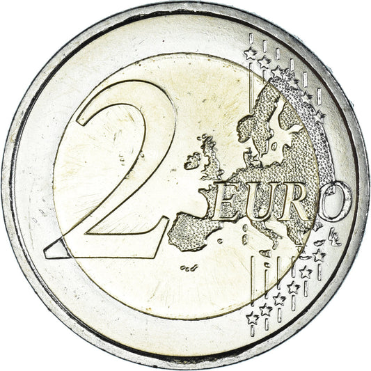 Avstrija, 
  
  2 evra, 
  
  100 let republike Avstrije