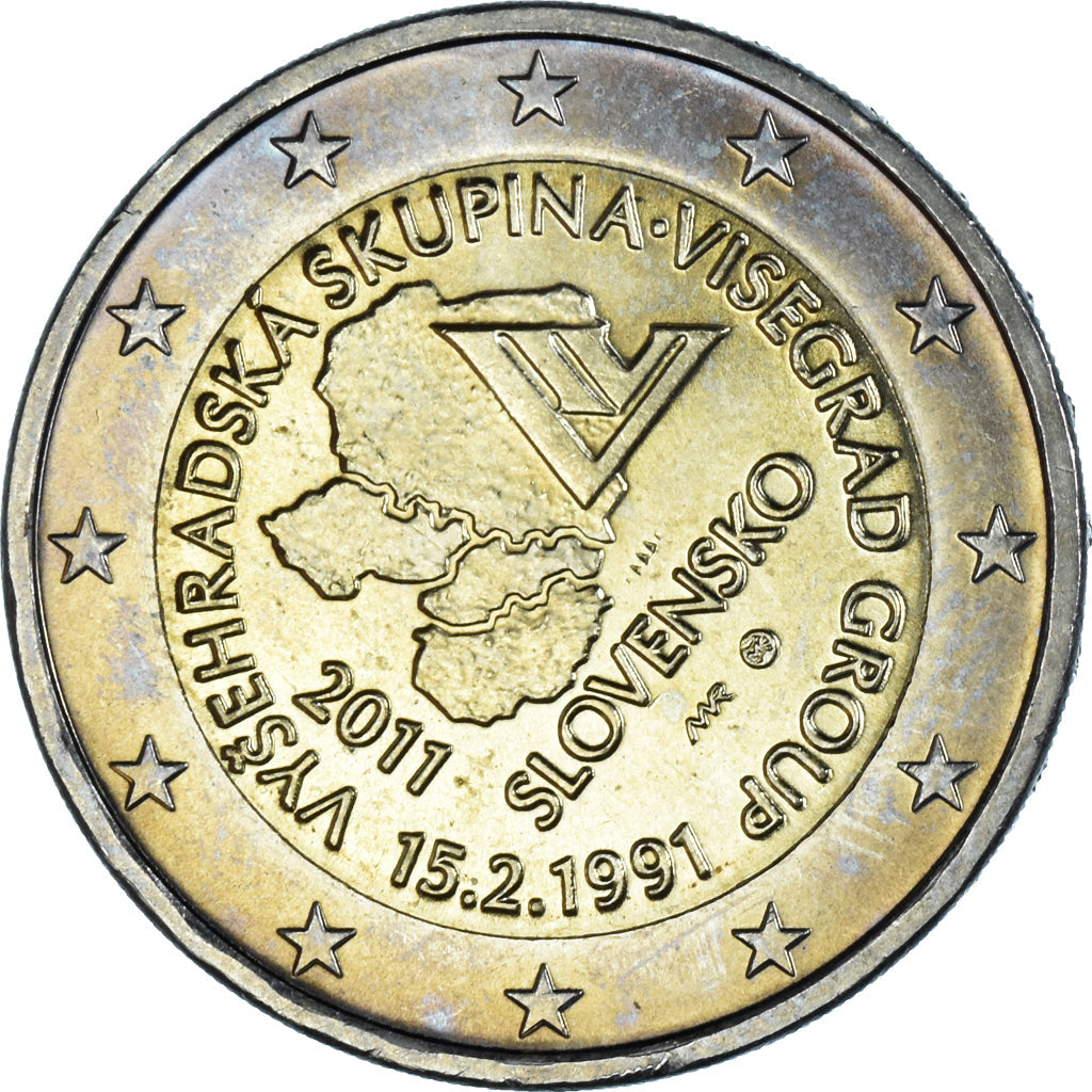 Slovaška, 
  
  2 evra, 
  
  2011