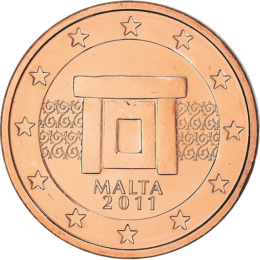 Malta, 
  
  2 evro centa, 
  
  2011