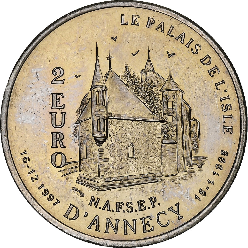 Francija, 
  
  2 evra, 
  
  Annecy - Claude Berthollet