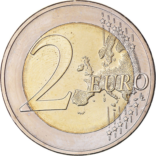 Estonija, 
  
  2 evra, 
  
  10 ans de l'Euro