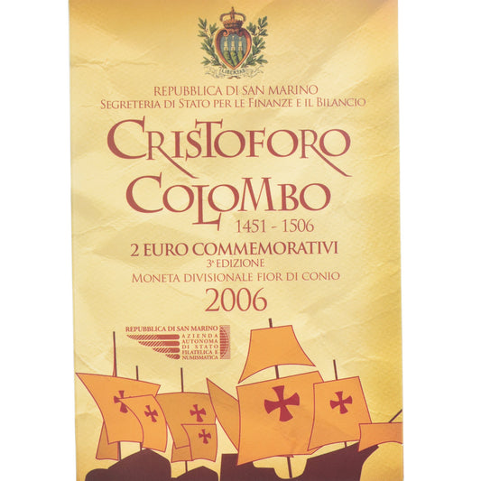 San Marino, 
  
  2 evra, 
  
  Christophe Colomb