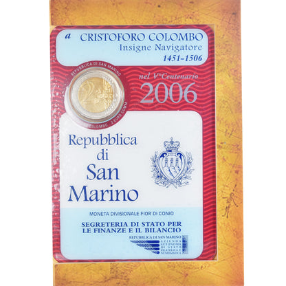 San Marino, 
  
  2 evra, 
  
  Christophe Colomb
