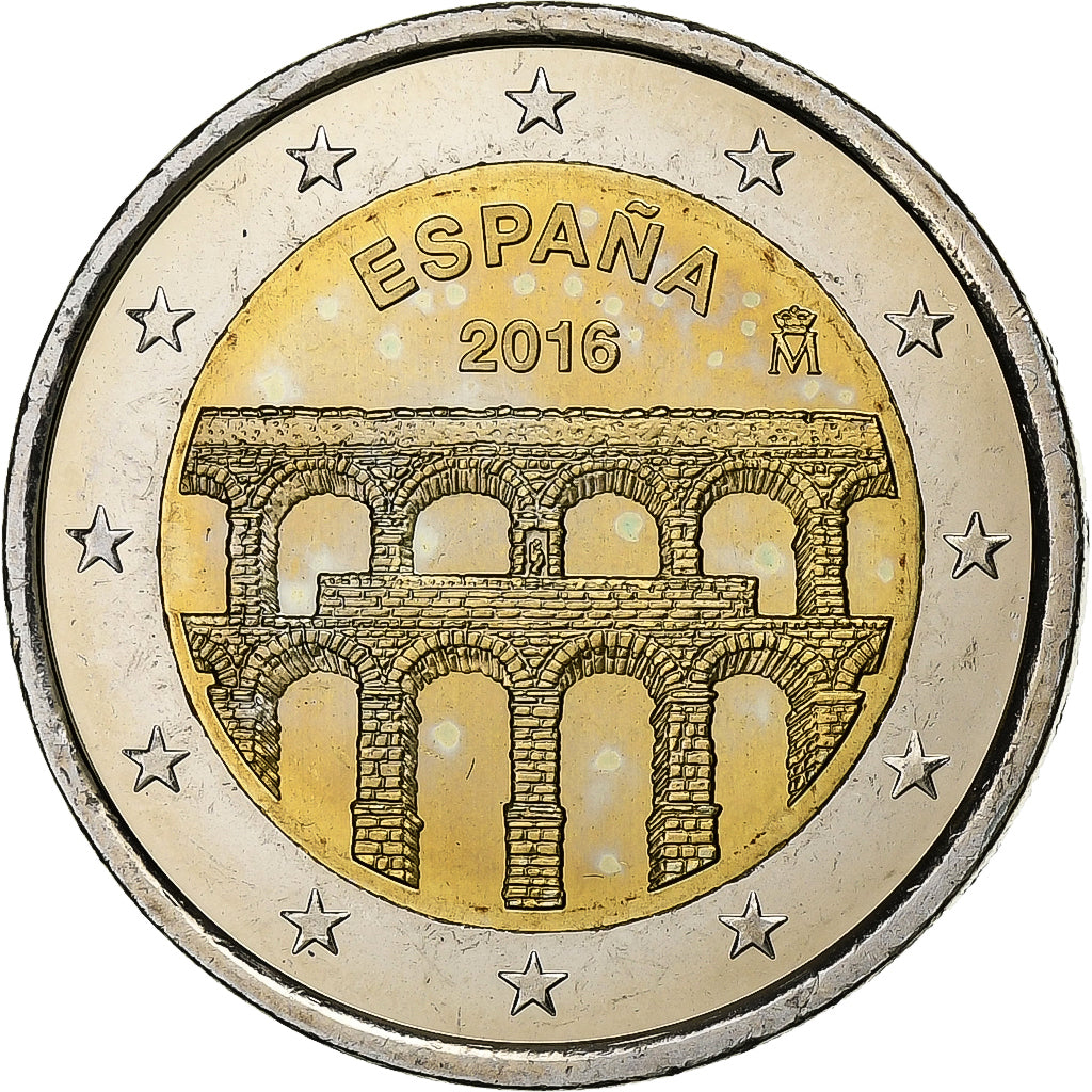 Španija, 
  
  2 evra, 
  
  2016