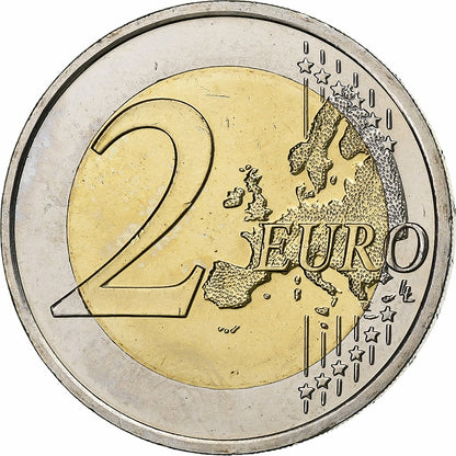 Slovaška, 
  
  2 evra, 
  
  2014