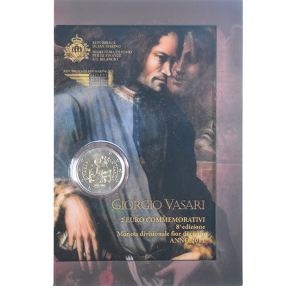 San Marino, 
  
  2 evra, 
  
  Giorgo Vasari