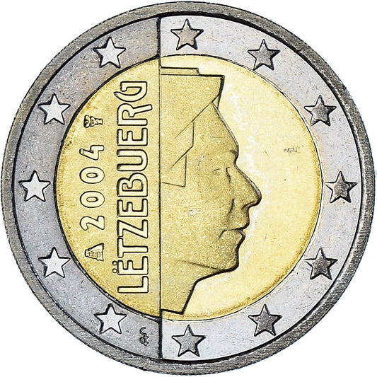 Luksemburg, 
  
  2 evra, 
  
  2004