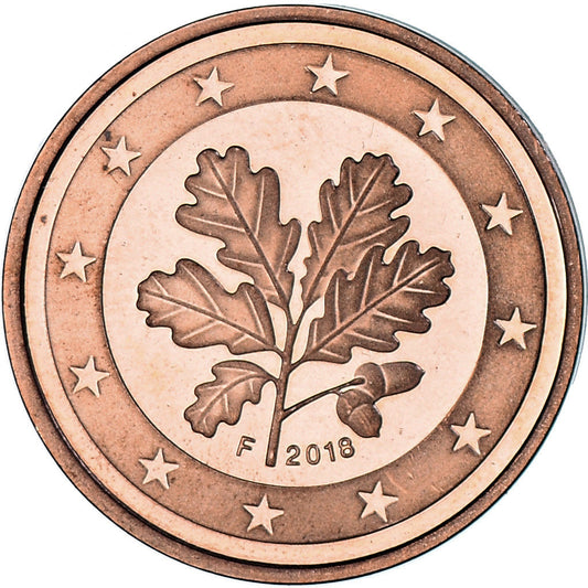 Nemčija, 
  
  2 evro centa, 
  
  2018