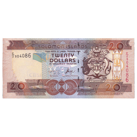 bankovec, 
  
  Salomonovi otoki, 
  
  20 dolarjev