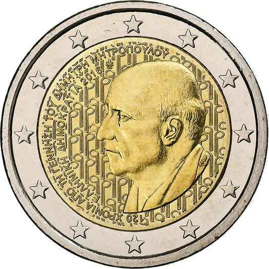 Grčija, 
  
  2 evra, 
  
  Dimitris Mitropoulos