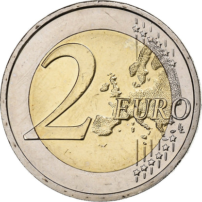 Slovaška, 
  
  2 evra, 
  
  Zastava Evropske unije