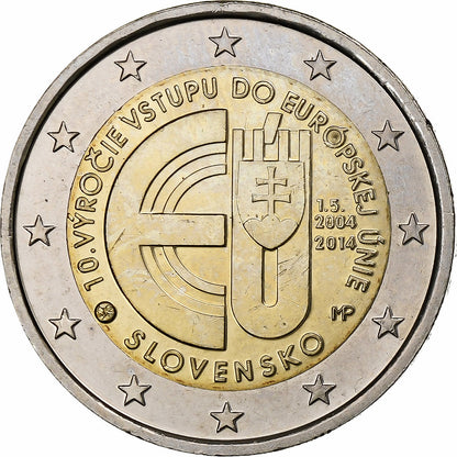 Slovaška, 
  
  2 evra, 
  
  Evropska unija