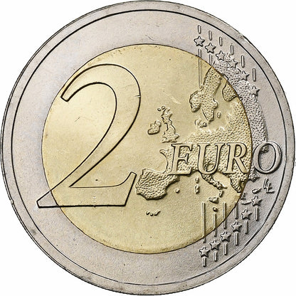 Latvija, 
  
  2 evra, 
  
  100. obletnica baltskih držav