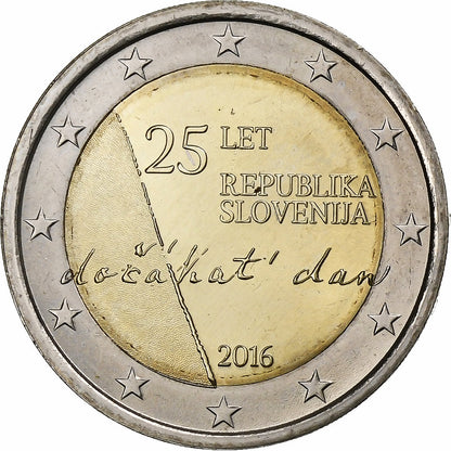 Slovenija, 
  
  2 evra, 
  
  Neodvisnost