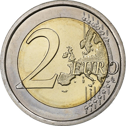 Slovenija, 
  
  2 evra, 
  
  30 let zastave Evropske unije