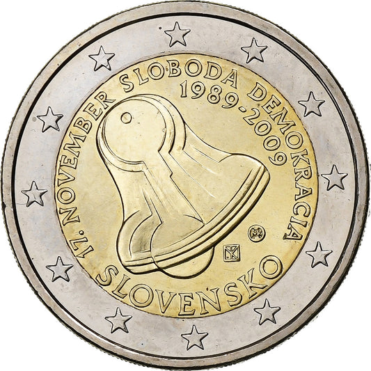 Slovaška, 
  
  2 evra, 
  
  Svoboda
