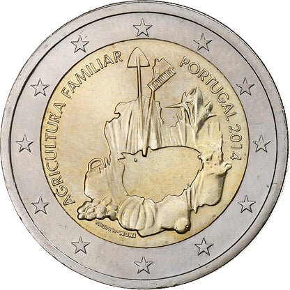 Portugalska, 
  
  2 evra, 
  
  Družinska kmetija