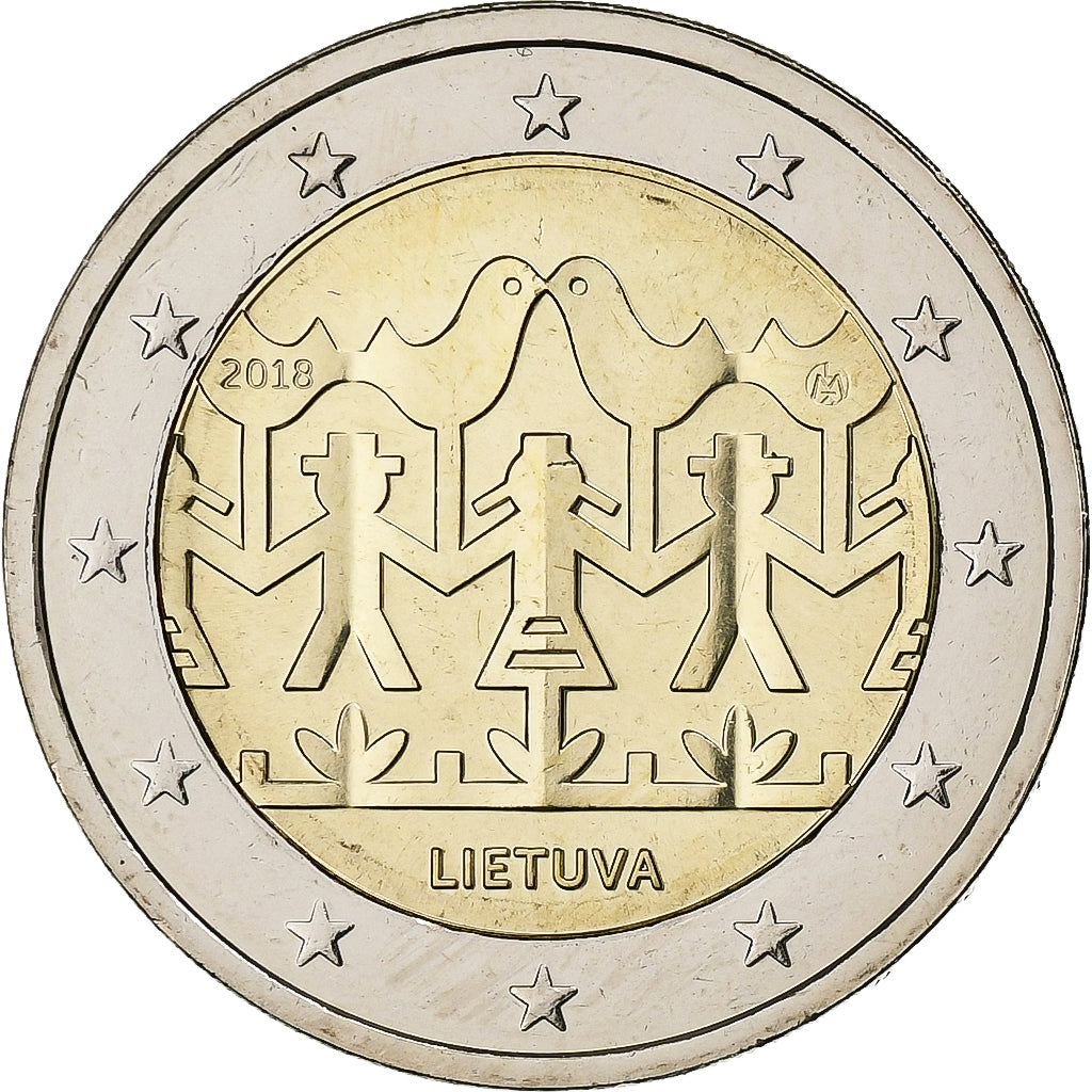 Litva, 
  
  2 evra, 
  
  Praznik pesmi in plesa