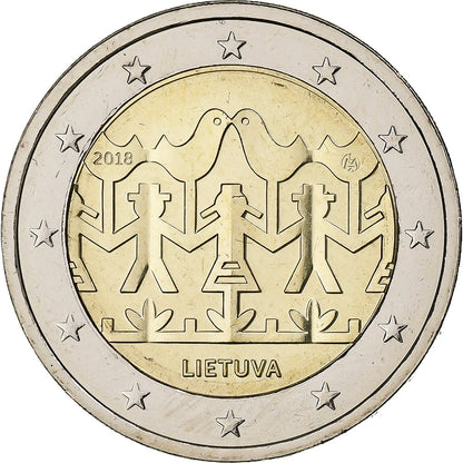 Litva, 
  
  2 evra, 
  
  Praznik pesmi in plesa