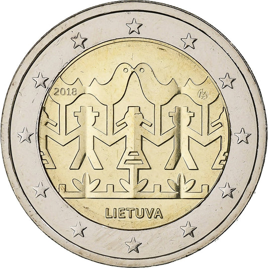 Litva, 
  
  2 evra, 
  
  Praznik pesmi in plesa