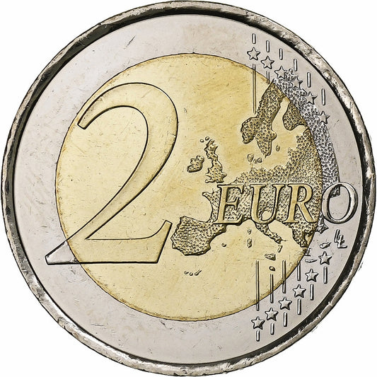 Španija, 
  
  2 evra, 
  
  Staro mestno jedro Avile