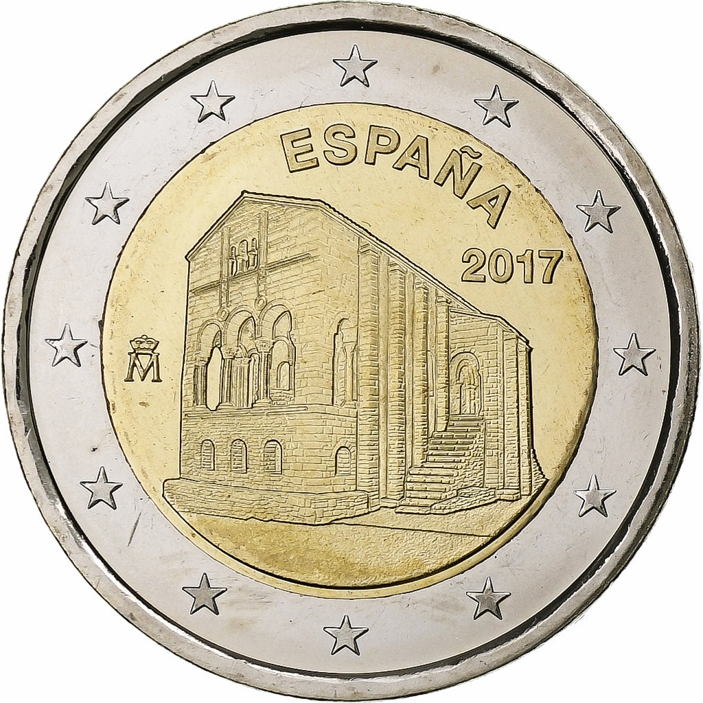 Španija, 
  
  2 evra, 
  
  Cerkve Kraljevine Asturije