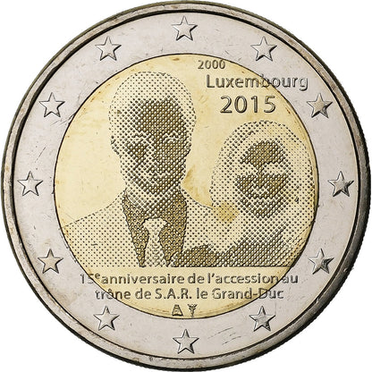 Luksemburg, 
  
  2 evra, 
  
  Pristop Henrika I