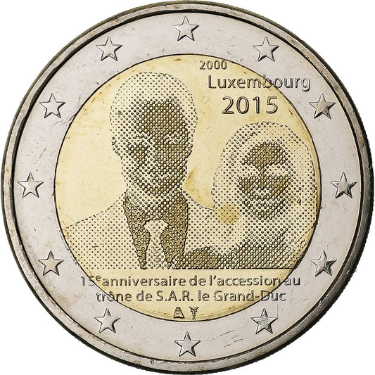 Luksemburg, 
  
  2 evra, 
  
  Pristop Henrika I