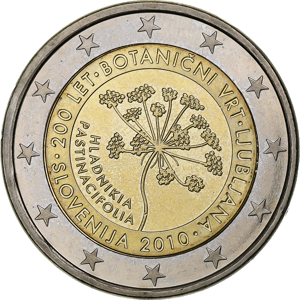 Slovenija, 
  
  2 evra, 
  
  2010