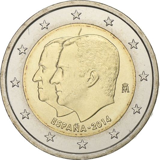 Španija, 
  
  2 evra, 
  
  Portreti