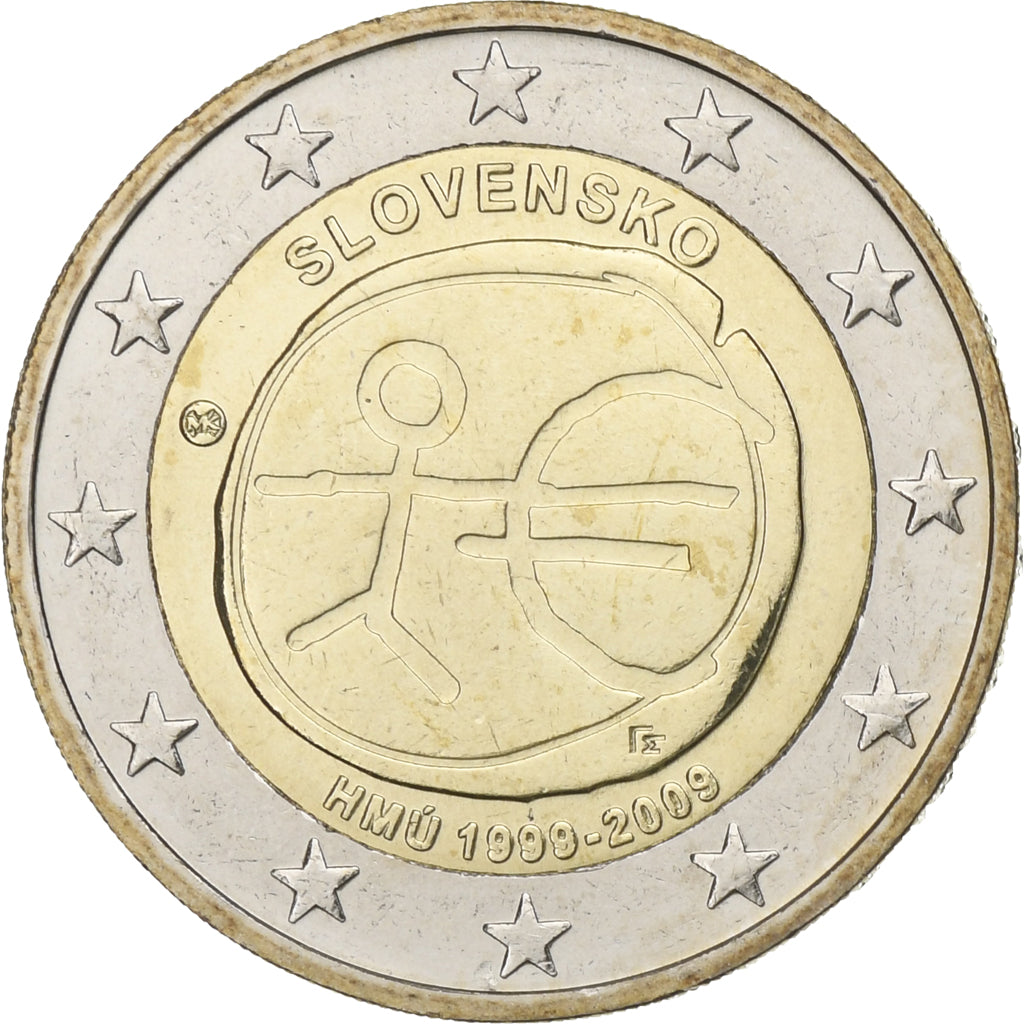 Slovenija, 
  
  2 evra, 
  
  EMU