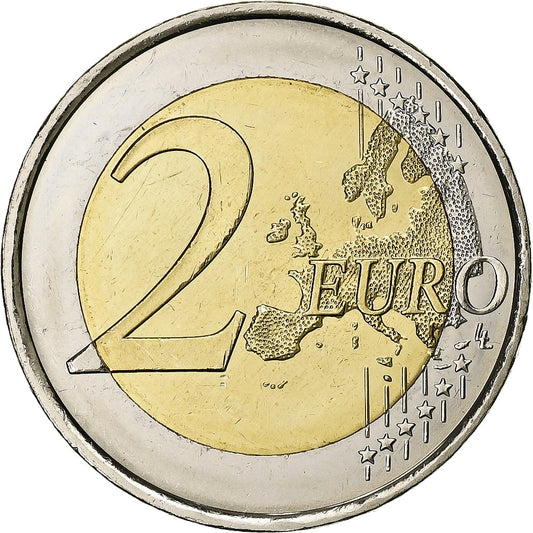 Španija, 
  
  2 evra, 
  
  2015