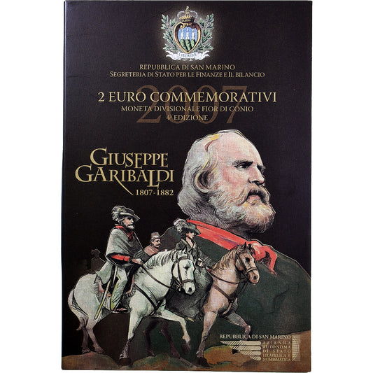 San Marino, 
  
  2 evra, 
  
  Giuseppe Garibaldi