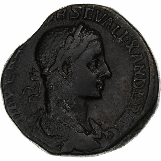 Aleksander Sever, 
  
  Sestercij, 
  
  225