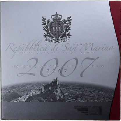 San Marino, 
  
  1 cent do 2 evra, 
  
  BU