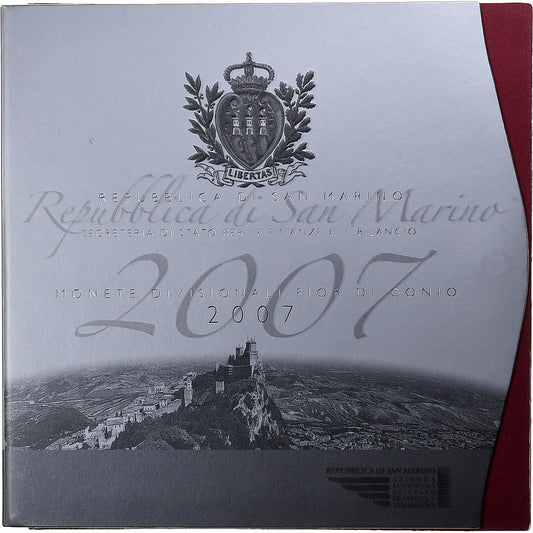 San Marino, 
  
  1 cent do 2 evra, 
  
  BU