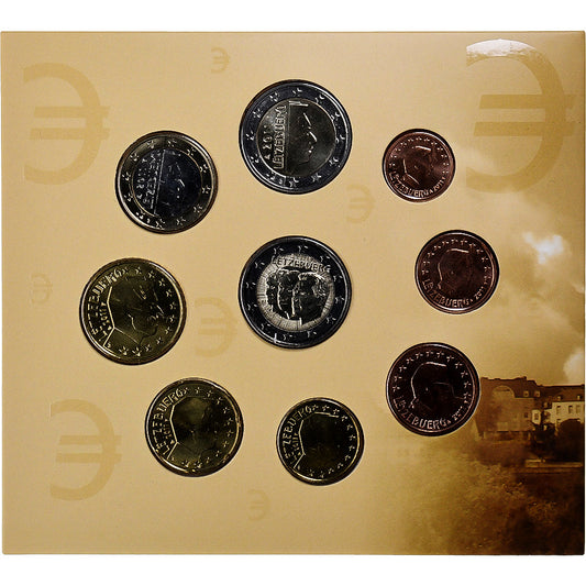 Luksemburg, 
  
  1 cent do 2 evra, 
  
  BU