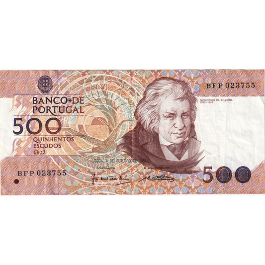 Portugalska, 
  
  500 eskudov, 
  
  1989-10-04