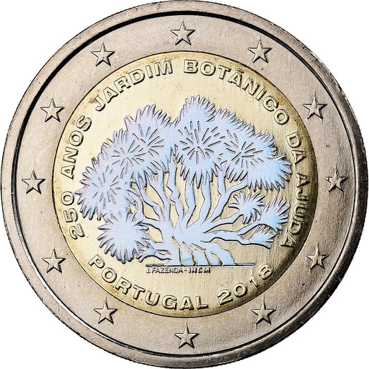 Portugalska, 
  
  2 evra, 
  
  Barvano